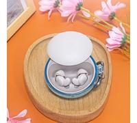 FUANA Custodia protettiva trasparente per Soundcore Sleep A20, custodia morbida in TPU con vestibilità antigraffio, design compatto per viaggi, confezione da 3 modelli compatibili con cavo auricolare