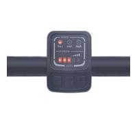 FUANA Indicatore di potenza a LED per scooter elettrico, pannello strumenti LCD da 48 V con indicatore di marcia, impermeabile IPX4, protocollo UART 9600 Baud rate, materiale ABS