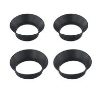 FUANA Kit di guarnizioni in silicone di ricambio per macina caffè Baratza per encore e virtuoso Burr 62 x 43 mm, guarnizioni nere per prolungare la durata della vita del macinino