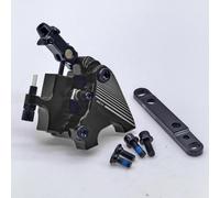 FUANA Kit di riparazione per bici da strada a doppio effetto, con pinza freno a disco idraulica, supporto piatto per rotori da 140 mm e 160 mm, in lega di alluminio e magnesio