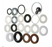 FUANA Kit di riparazione per spruzzatore di vernice, 22 pezzi, 12 mm-27 mm, per serrature di porte 390 395 490 495 595 per serrature in pelle e politetrafluoroetilene