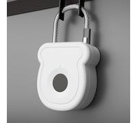 FUANA Lucchetto intelligente con impronte digitali per bagagli, porte, armadietti con capacità di 20 utenti, sblocco rapido 0,5 s e ricarica di tipo C, serratura portatile senza chiave per ufficio