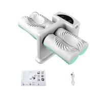 FUANA Macchina automatica per gnocchi elettrici con doppia testa, strumento da cucina ABS+PP per incarti per gnocchi fatti in casa, asta per specchietto retrovisore ricaricabile USB Type-C grigio