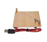 FUANA Macchina USB Hot Edge per il bloccaggio dei bordi del tessuto, strumento di taglio anti-sfilacciamento per accessori per capelli treccia nastro di pizzo, 5V2A, serratura della porta 10x10x3cm