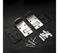 FUANA Morsetto in acciaio inox per fermaporta antivento, installazione sicura a vite, serratura direzionale sinistra o destra