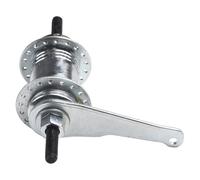 FUANA Mozzo freno a contropedale posteriore per bici a scatto fisso, ruota libera in acciaio inossidabile 32/36H con pignone 18T, asse 170 mm, kit di riparazione bici apertura 110 mm