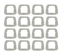FUANA Panni di pulizia in microfibra lavabili per mini robot per finestre, riutilizzabili per panni di ricambio con forte assorbimento, detergente per vetri, 21,6 x 21 cm, confezione da 8 (16 pezzi)