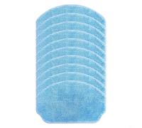 FUANA Panno di ricambio in microfibra per Cecotec per conga Animal X 08604, confezione da 4/10 pezzi, lavabili, riutilizzabili, antigraffio, pulizia profonda per pavimenti duri (confezione da 10)