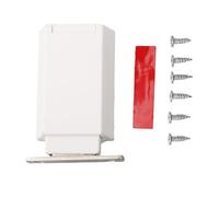 FUANA Per Heavy Duty Push-to-Open Cabinet Catch oscura/porte scorrevoli invisibile per paraurti porta, bianco o nero plastica bianca