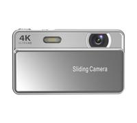 FUANA per studenti di fotocamere digitali compatte mirrorless, 11 x 3 x 10 cm, in ABS portatile per mini fotocamera con design scorrevole, fotografia e videografia, argento