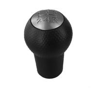 FUANA Pomello del cambio manuale a 5 marce in pelle per Honda Jazz 2009-2015 (testa)