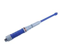 FUANA Pompa elettrica portatile per trasferimento di liquidi per acqua, gas, olio, pompa a sifone alimentata a batteria, per acquario, barca, garage, tubo da 55 cm, serratura blu/rossa