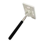 FUANA Porta carte di credito regolabile Touch 'n Go con manico allungabile e blocco di sicurezza per un comodo pagamento in auto, blu