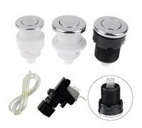 FUANA Pulsante pneumatico 16A 28/32/34mm per lo smaltimento dei rifiuti della vasca da bagno Spa con serratura della porta della costruzione dell'acciaio inossidabile dell'ABS