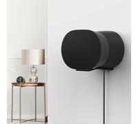 FUANA Robusta staffa di montaggio a parete in metallo per altoparlante Sonos ERA300 - 172 x 92 x 110 mm, design compatto con hardware di facile installazione incluso cavo per auricolari