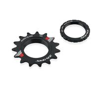 FUANA Ruota libera a velocità singola 14/15/16/17/18T per sostituzione mozzo filettato, in lega di alluminio 7075, design leggero con anello di bloccaggio kit di riparazione bici