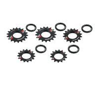 FUANA Ruota libera a velocità singola 14/15/16/17/18T per sostituzione mozzo filettato, lega di alluminio 7075 lavorata a CNC, leggera con anello di bloccaggio kit di riparazione bici