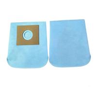 FUANA Sacchetti riutilizzabili per aspirapolvere Samsung per LG per Electrolux e per bork, confezione da 2 o 5 sacchetti in microfibra con capacità di 4 litri e base in cartone da 10 x 11 cm