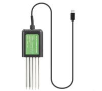 FUANA Sensore di temperatura del suolo e umidità del suolo USB sensore 7 in 1 per il tester intelligente del suolo PH/EC Misuratore di umidità della temperatura per serra, prato, giardino