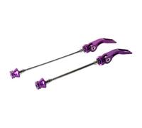 FUANA Set di assi a sgancio rapido per mountain bike, in lega di alluminio forgiato a CNC, leggero, anteriore 145 mm, posteriore 180 mm, per kit di riparazione bici ad alta resistenza