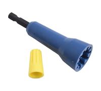 FUANA Set di attrezzi per cablaggio Twister con connettori in ABS e acciaio, 1/4 di pollice esagonale per trapano, strisce di fili calibro 8/10/12/14, kit da 30 pezzi