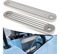 FUANA Set di piastre di supporto per specchio di poppa marino in alluminio pressofuso TSP-1 15x2 pollici e TSP-2DP 12x2 pollici CNC lavorato per Mercury fuoribordo motore di distribuzione dello stress