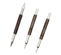 FUANA Set di punzoni centrali caricati a molla, in acciaio, per la lavorazione del legno, per la rimozione di perni della cerniera della porta a doppia testa, 1/8 3/32 pollici