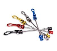 FUANA Set di spiedini a sgancio rapido per bicicletta, anteriore e posteriore, 100 mm/135 mm, in lega di alluminio e acciaio, kit di riparazione per mountain bike