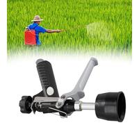 FUANA Spruzzatore da giardino ad alta pressione regolabile con ugello girevole per diverse modalità di spruzzo, per tubi standard, serratura nera