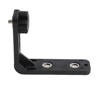 FUANA Staffa a L con forte supporto magnetico di livellamento per livelli laser da 1/4 e 5/8, supporto da parete regolabile per edilizia e uso in officina, nero 45661