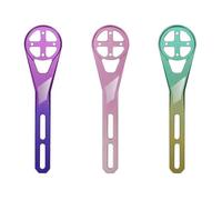 FUANA Staffa di estensione per Garmin e iGPS, supporto per manubrio in lega di alluminio con regolazione a 180°, kit di riparazione bici da 145 mm