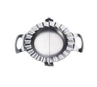 FUANA Stampo per ravioli e pasticceria in acciaio inox, utensile da cucina, stampo per ravioli per pierogi, ravioli, wonton, potstickers Gyoza, accessori argentati