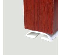 FUANA Striscia di tenuta per fessure 3-13 mm, 1 m in PVC per porte, bianco/nero/grigio, facile da installare