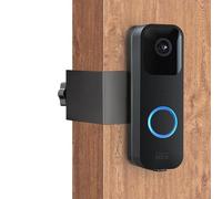 FUANA Supporto antifurto senza trapano per campanello video, staffa di sicurezza in acciaio inox, per porte a battente verso l'interno, spessore 0-5 cm