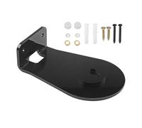 FUANA Supporto da parete in acrilico per altoparlante Bose SoundLink Revolve, supporto salvaspazio con facile installazione, nero/trasparente è nero