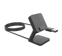 FUANA Supporto di ricarica di ricambio per Xiaomi Smart Band 10/9/8/7/6, dock di ricarica con cavo USB, design compatto in ABS da 60 x 36 mm, nero