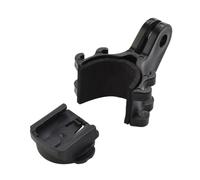 FUANA Supporto per contachilometri per computer Garmin, staffa per manubrio bici in lega di alluminio per computer da ciclismo e fotocamera sportiva, nero