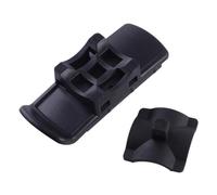 FUANA Supporto per navigatore da bicicletta per Garmin Oregon Dakota etrex 10 20 30 GPSMap 62 62S Supporto in plastica nera con kit di riparazione per bici