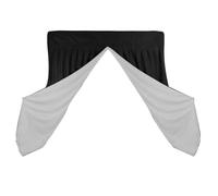 FUANA Tenda parasole magnetica a doppio strato per Ford Transit Custom e VW T5 T6 con porta scorrevole laterale, in nylon nero, tenda per campeggio, protezione dagli insetti e privacy