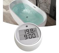 FUANA Termometro galleggiante per bagno di ghiaccio con timer e allarme, impermeabile, misuratore di temperatura elettronico per nuoto invernale, recupero fitness da -20 ℃ a 70 ℃, 5 x 5 cm, accessori