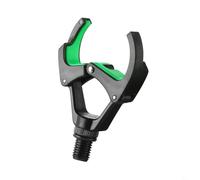 FUANA Testa di appoggio per canna da pesca con blocco automatico a sgancio rapido, supporto in nylon TRP con scanalatura a V per pesca alla carpa d'acqua dolce, accessorio per cialde filettatura M3/8