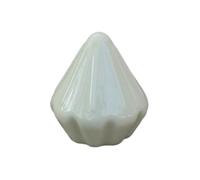 FUANA Trasformatore per filtro da caffè in porcellana per versare sopra le birre a goccia migliora la portata, consente una macinatura più fine e un'estrazione uniforme, 5 x 4 x 4 cm, bianco per A