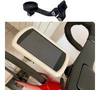 FUANA Trek Madone - Supporto per computer da bicicletta per bicicletta SLR, supporto GPS per Garmin per Bryton per Wahoo, in lega di alluminio, 105 x 35 mm, colore: nero