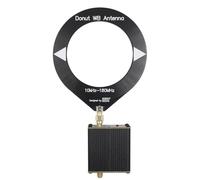 FUBESK Antenna Broadb a ciambella aggiornata 10kHz-180MHz con convertitore a bassa impedenza, walkie-talkie, scanner