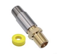 FUBESK Camera di miscelazione dell'aria per le tabelle del fuoco del propano con 1/2 collegamento del NPT compatibile con le linee standard del gas del focolare (B)