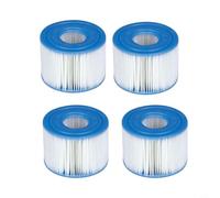 FUBESK Cartucce filtranti di ricambio per acqua termale Intex S1 29011E per filtri Pure Spa in modo efficiente (4 pezzi)