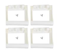 FUBESK Confezione da 4 maniglie di ricambio in plastica, con cerniere e viti, per refrigeratori igloo, 25-72 Qt, kit di riparazione per ghiaccioli da esterni, bobina di avviamento a rinculo, linea di