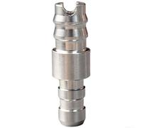 FUBESK Connettore diritto a spinta da 1/4 di pollice in acciaio inox per macchina da caffè, connessione a vapore, tubo del latte, parte di ricambio (1 pz)