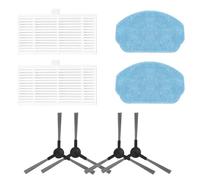 FUBESK Filtro di ricambio, spazzola laterale e mop pad kit per Mamnv Br150 Br151, per Onson, per Gttvo e Manvins Per G20 Robot Per Aspirapolvere Parti Accessori