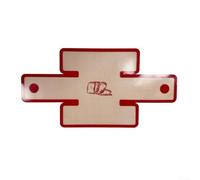 FUBESK Fodera per teglia da pane in silicone riutilizzabile, 49 x 25 cm | Per la funzione di fionda, facile trasferimento dell'impasto, previene lo strappo, gestisce l'impasto bagnato